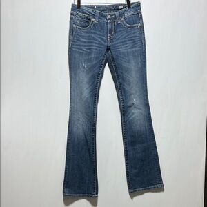 Miss Me Women's Boot Cut Leg Blue Jeans Size 27